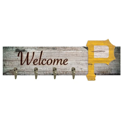 Pittsburgh Pirates 24" x 6" Mounted Coat Hanger