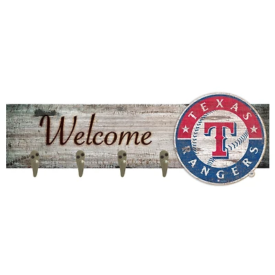 Texas Rangers 24" x 6" Mounted Coat Hanger