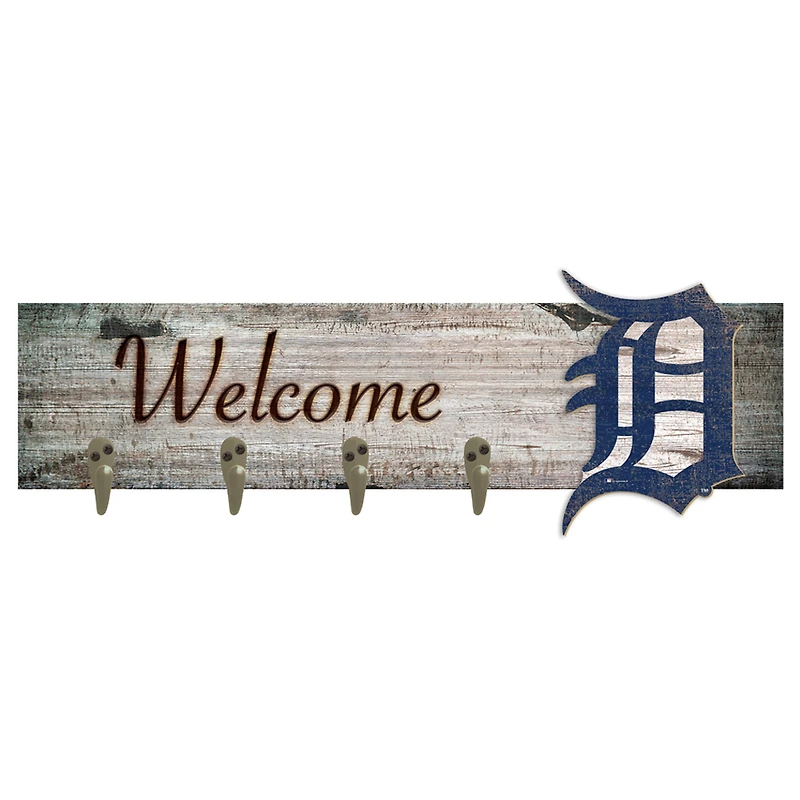 Detroit Tigers 24" x 6" Mounted Coat Hanger
