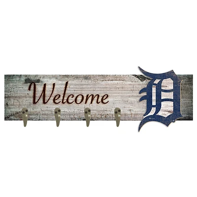 Detroit Tigers 24" x 6" Mounted Coat Hanger