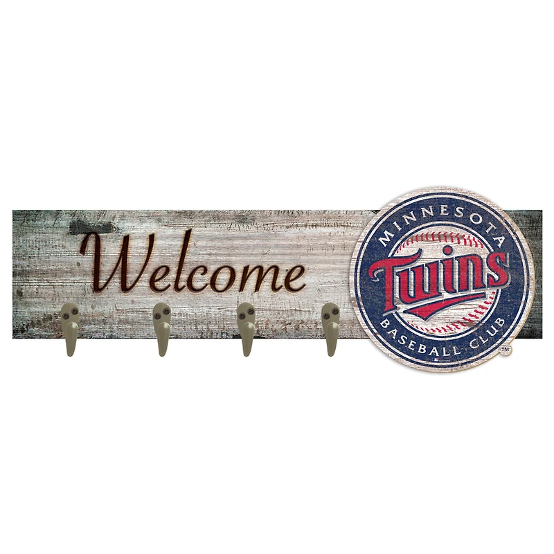 Minnesota Twins 24" x 6" Mounted Coat Hanger
