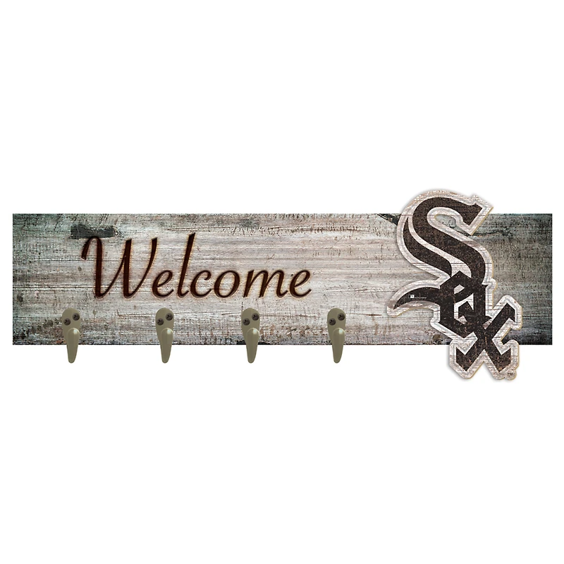 Chicago White Sox 24" x 6" Mounted Coat Hanger
