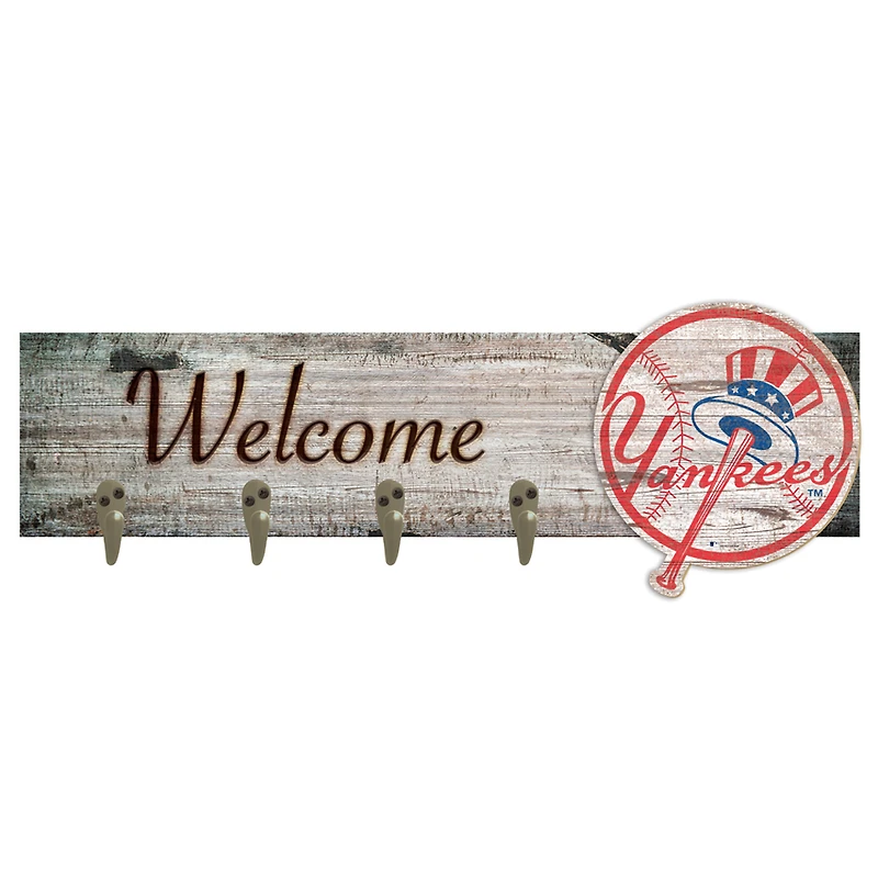 New York Yankees 24" x 6" Mounted Coat Hanger