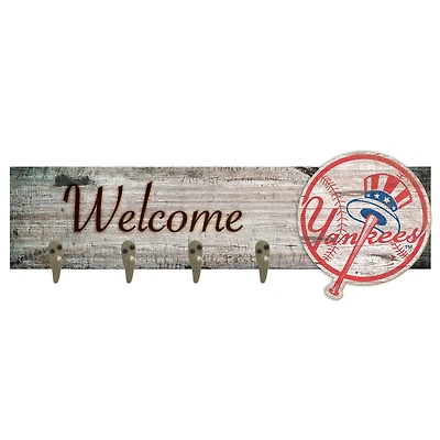 New York Yankees 24" x 6" Mounted Coat Hanger