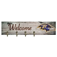 Baltimore Ravens 24" x 6" Mounted Coat Hanger
