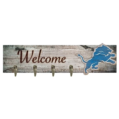 Detroit Lions 24" x 6" Mounted Coat Hanger