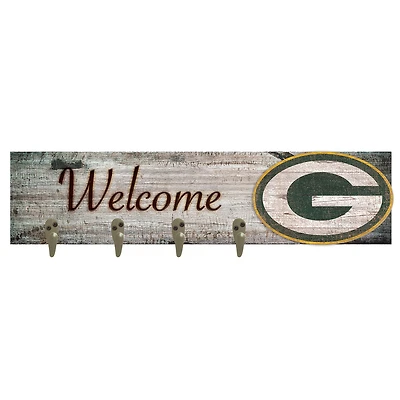 Green Bay Packers 24" x 6" Mounted Coat Hanger