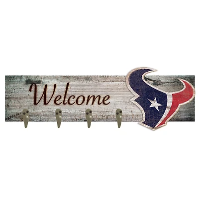 Houston Texans 24" x 6" Mounted Coat Hanger
