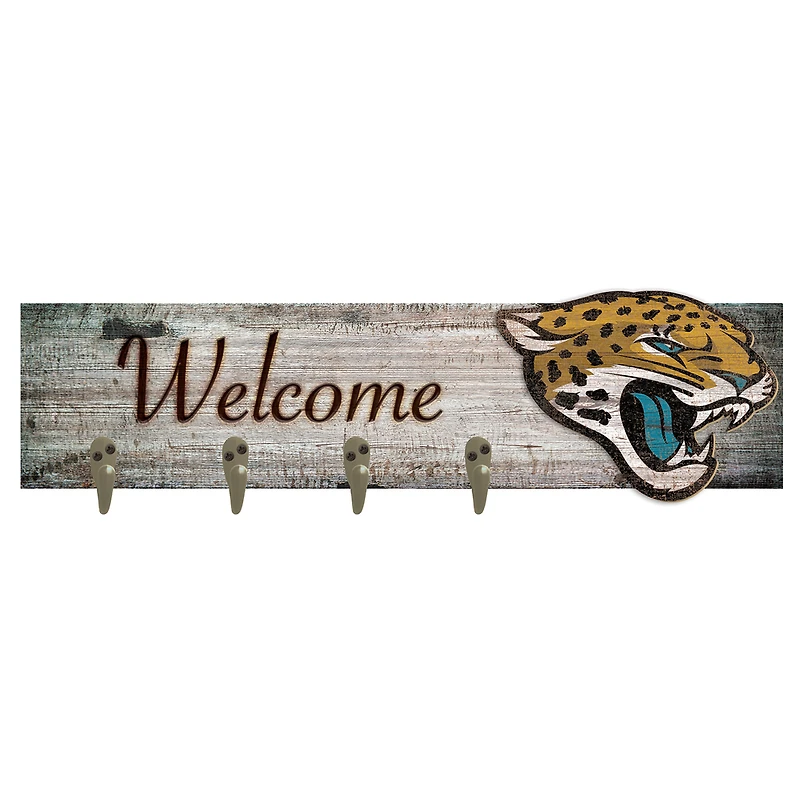Jacksonville Jaguars 24" x 6" Mounted Coat Hanger