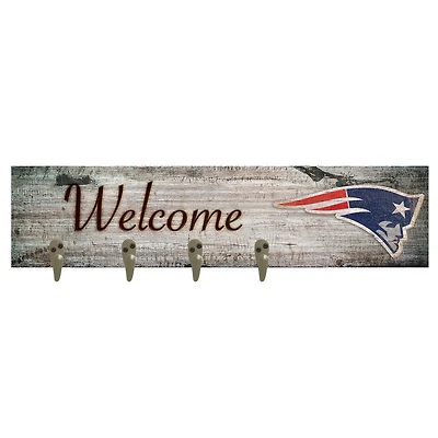 New England Patriots 24" x 6" Mounted Coat Hanger