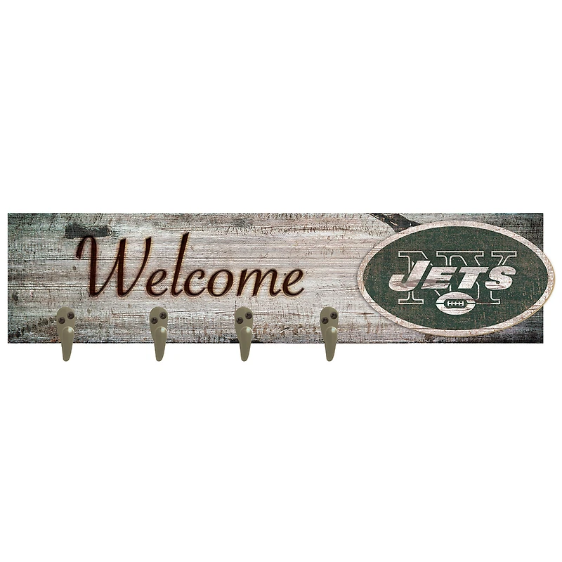 New York Jets 24" x 6" Mounted Coat Hanger