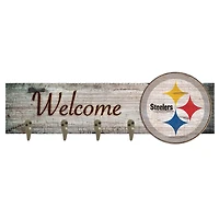 Pittsburgh Steelers 24" x 6" Mounted Coat Hanger