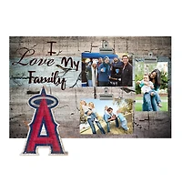 Los Angeles Angels 11" x 19" I Love My Family Clip Photo Frame