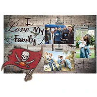Tampa Bay Buccaneers 11" x 19" I Love My Family Clip Photo Frame