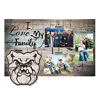 Butler Bulldogs 11" x 19" I Love My Family Clip Photo Frame