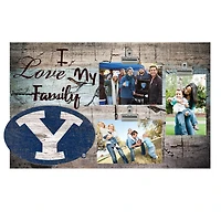 BYU Cougars 11" x 19" I Love My Family Clip Photo Frame