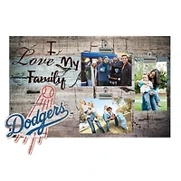 Los Angeles Dodgers 11" x 19" I Love My Family Clip Photo Frame