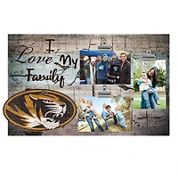 Missouri Tigers 11" x 19" I Love My Family Clip Photo Frame