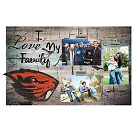 Oregon State Beavers 11" x 19" I Love My Family Clip Photo Frame