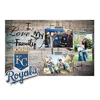 Kansas City Royals 11" x 19" I Love My Family Clip Photo Frame