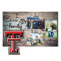 Texas Tech Red Raiders 11" x 19" I Love My Family Clip Photo Frame
