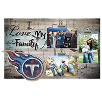 Tennessee Titans 11" x 19" I Love My Family Clip Photo Frame