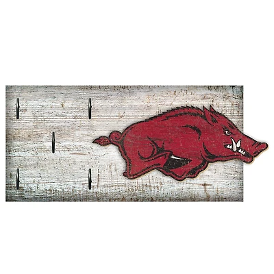 Arkansas Razorbacks 6" x 12" Mounted Key Holder