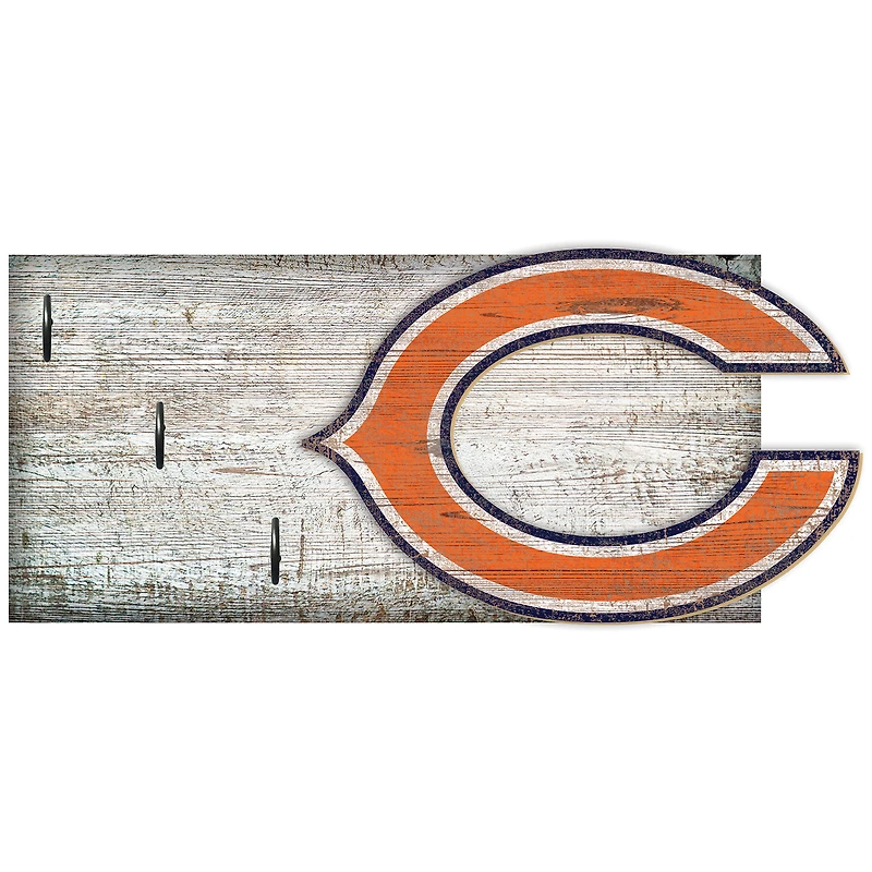 Chicago Bears 6" x 12" Mounted Key Holder