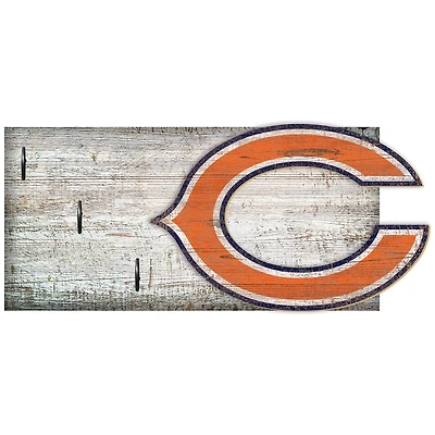 Chicago Bears 6" x 12" Mounted Key Holder