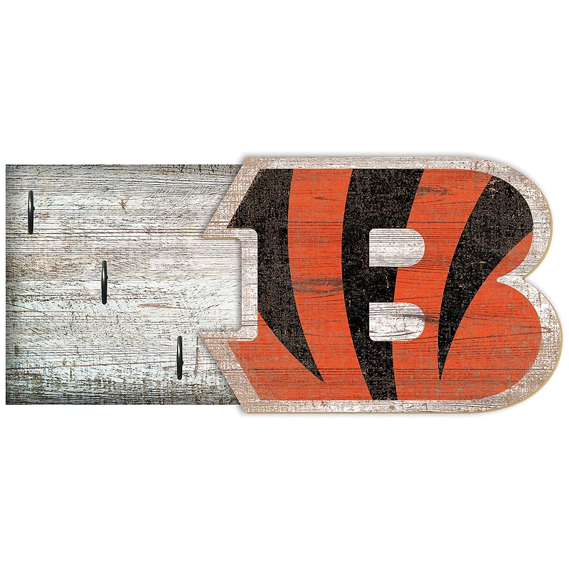 Cincinnati Bengals 6" x 12" Mounted Key Holder
