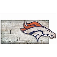 Denver Broncos 6" x 12" Mounted Key Holder