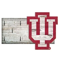 Indiana Hoosiers 6" x 12" Mounted Key Holder