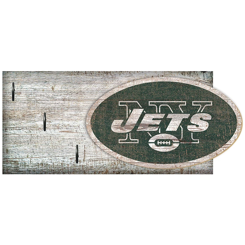 New York Jets 6" x 12" Mounted Key Holder