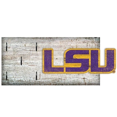 LSU Tigers 6" x 12" Mounted Key Holder