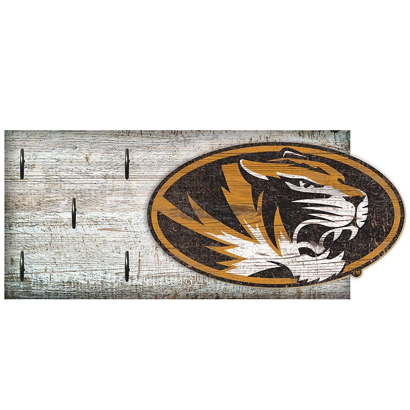 Missouri Tigers 6" x 12" Mounted Key Holder