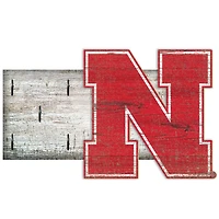Nebraska Huskers 6" x 12" Mounted Key Holder
