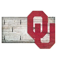 Oklahoma Sooners 6" x 12" Mounted Key Holder