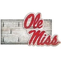 Ole Miss Rebels 6" x 12" Mounted Key Holder