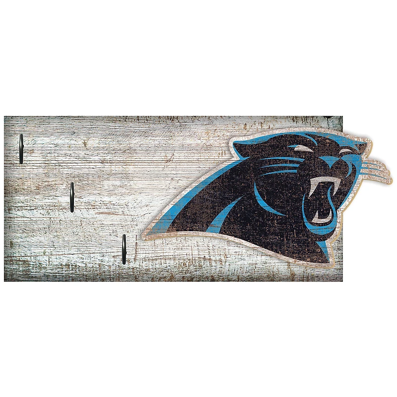 Carolina Panthers 6" x 12" Mounted Key Holder