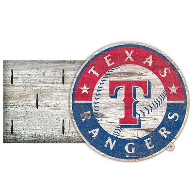 Texas Rangers 6" x 12" Mounted Key Holder