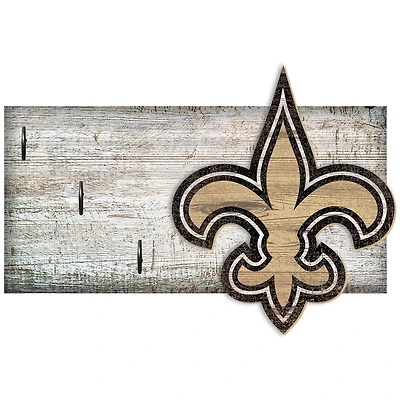 New Orleans Saints 6" x 12" Mounted Key Holder