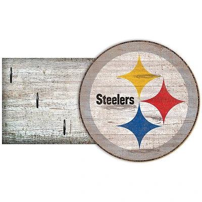 Pittsburgh Steelers 6" x 12" Mounted Key Holder