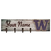 Washington Huskies 24" x 6" Personalized Mounted Coat Hanger