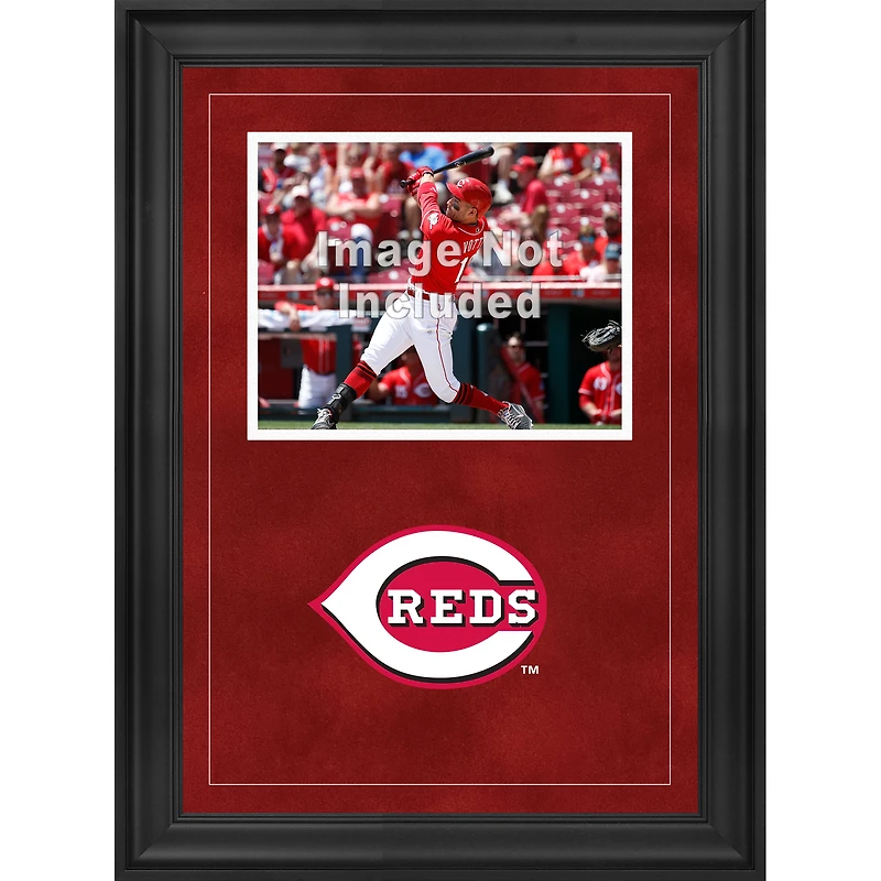 Cincinnati Reds Sox Deluxe Framed 8" x 10" Horizontal Photograph Frame with Team Logo