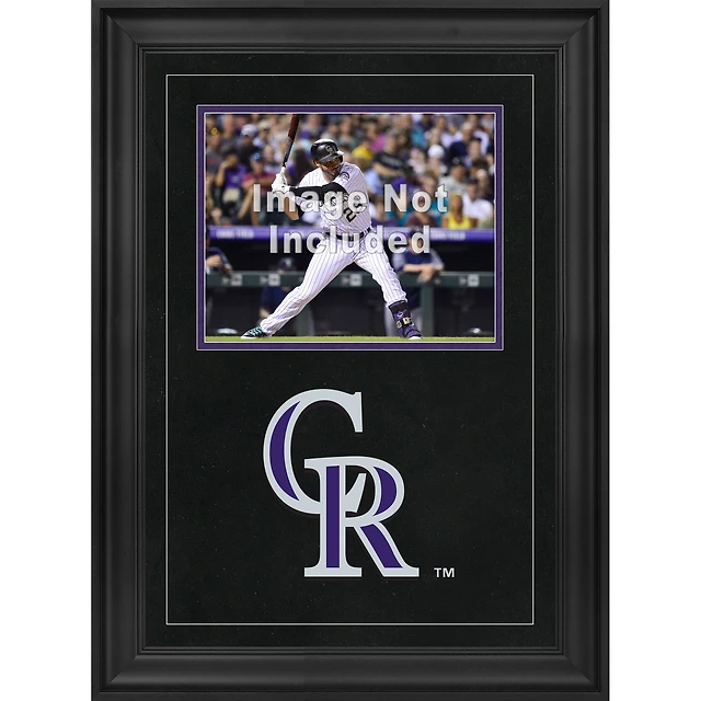 Colorado Rockies Deluxe Framed 8" x 10" Horizontal Photograph Frame with Team Logo
