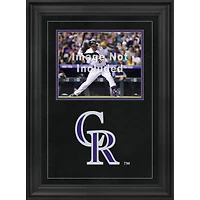 Colorado Rockies Deluxe Framed 8" x 10" Horizontal Photograph Frame with Team Logo