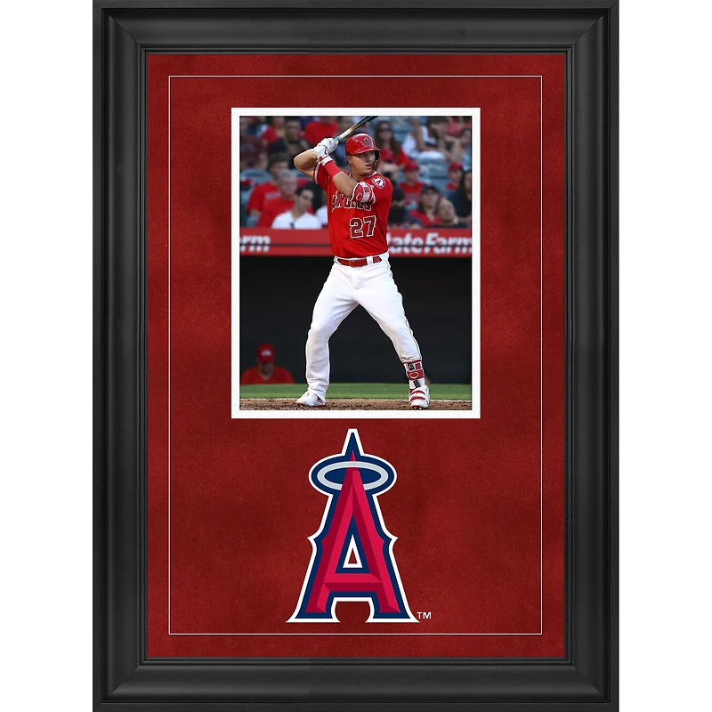Los Angeles Angels Deluxe Framed 8" x 10" Vertical Photograph Frame with Team Logo
