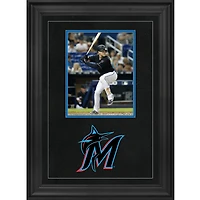 Miami Marlins Deluxe Framed 8" x 10" Vertical Photograph Frame with Team Logo