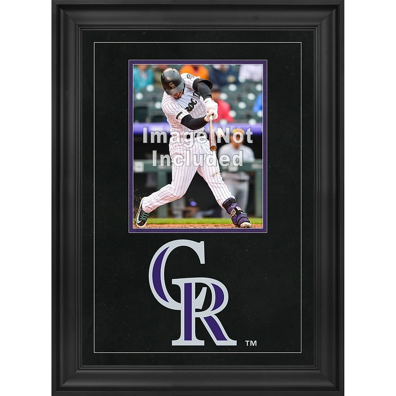Colorado Rockies Deluxe Framed 8" x 10" Vertical Photograph Frame with Team Logo