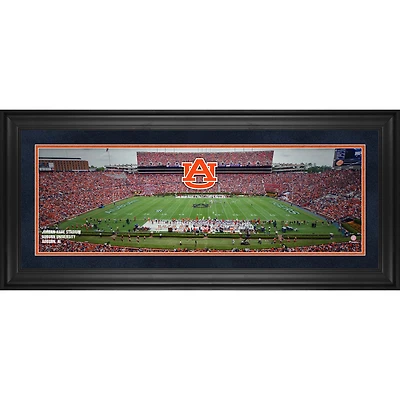 Auburn Tigers Framed 10" x 30" Jordan-Hare Stadium Panoramic Photograph